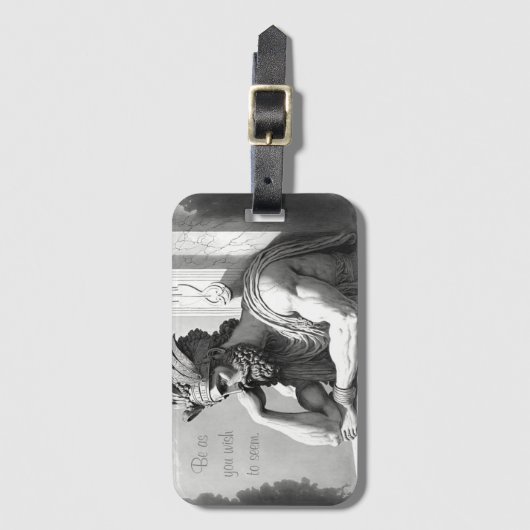 Be as you wish to seem bagagelabel (Voorkant (verticaal))