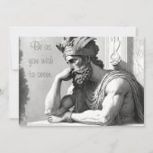 Be as you wish to seem feestdagenkaart (Voorkant)