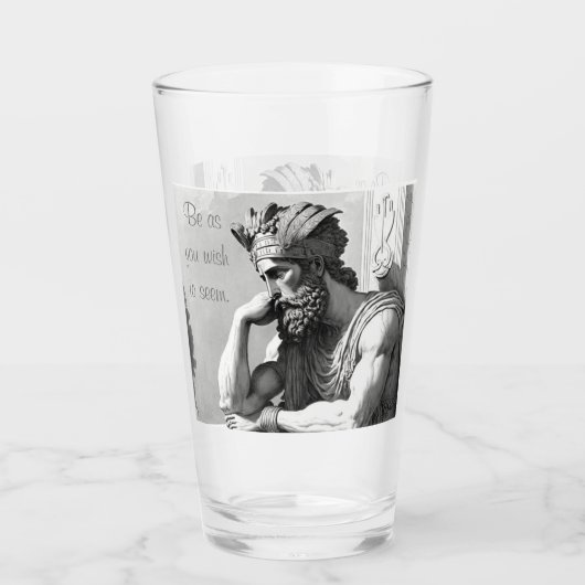 Be as you wish to seem glas (Voorkant)