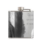 Be as you wish to seem heupfles (Achterkant)