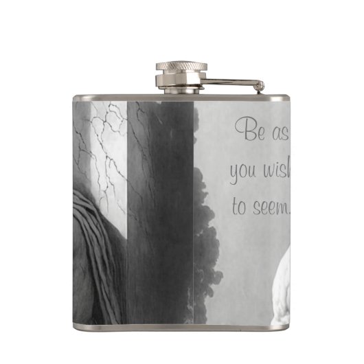 Be as you wish to seem heupfles (Achterkant)