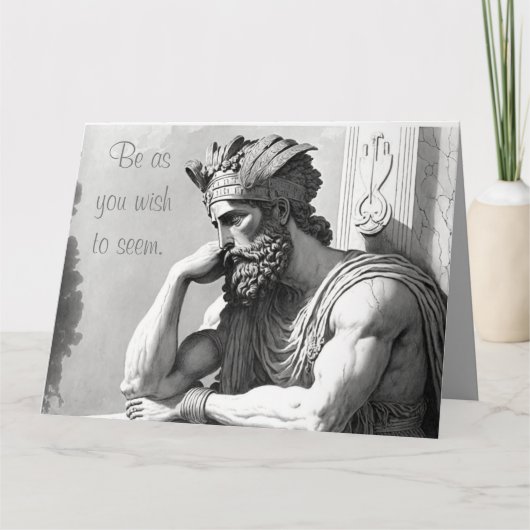 Be as you wish to seem kaart (Voorkant)