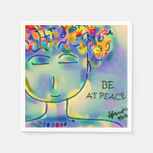 BE AT PEACE - set van 50 aangepaste servetten (Voorkant)