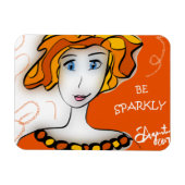 BE ATTITUDES - WEES SPRANKELEND MAGNEET (Horizontaal)