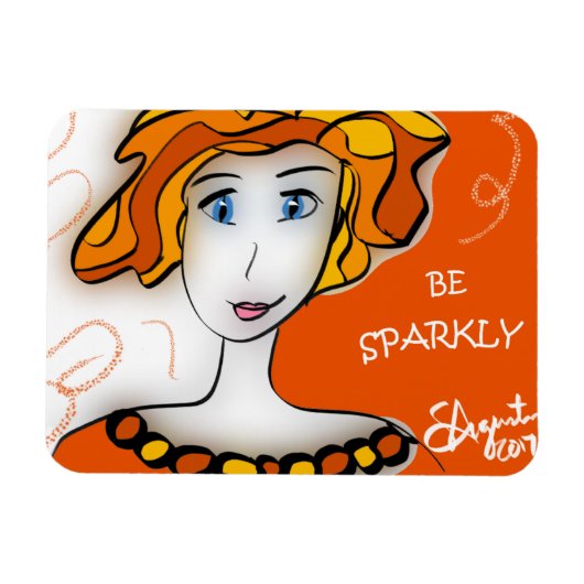 BE ATTITUDES - WEES SPRANKELEND MAGNEET (Horizontaal)