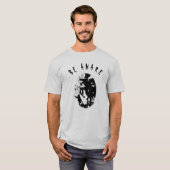 "Be Aware" zwart humoristisch, Inspirerend klein T-shirt (Voorkant volledig)