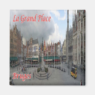 BE - België - Brugge - La Grand Place Magneet