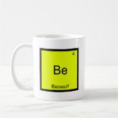 Be - Beowulf Funny Chemistry Element Symbol T-shir Koffiemok (Links)