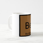 Be - Birmese munt-schilderselsymbool Koffiemok (Voorkant links)