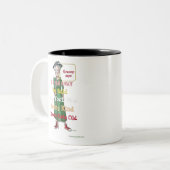 Be Bold, Be Kind Tweekleurige Koffiemok (Voorkant links)