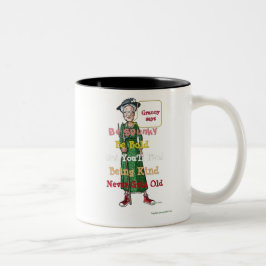 Be Bold, Be Kind Tweekleurige Koffiemok