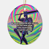 "Be bold, be you" Hoogwaardig ornament (Links)