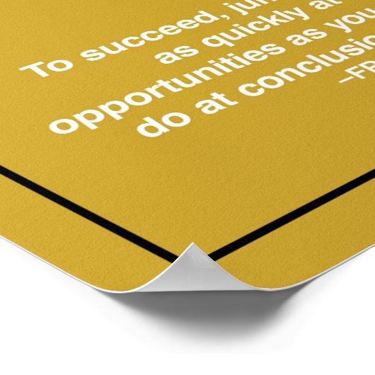 Be Brave. Be Bold. Be Quick. Motivational Quotes Poster (Hoek)