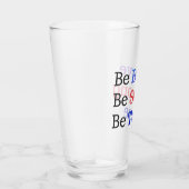 Be Brave Strong True Typography Glas (Rechts)