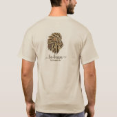 Be Brave  Unisex Cotton Tee (Tan) T-shirt (Achterkant)