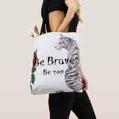 Be Brave Women Hoodie Tote Bag (Dichtbij)