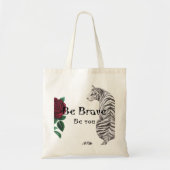 Be Brave Women Hoodie Tote Bag (Voorkant)