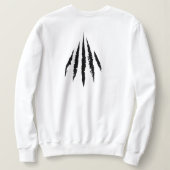 Be Brave Women Hoodie Trui (Design achterkant)