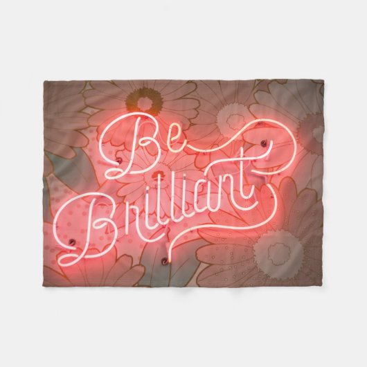 BE BRILLIANT deken 30 inch x 40 inch (Voorkant (Horizontaal))
