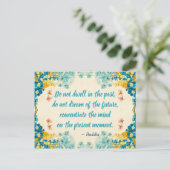 Be Cadeau Briefkaart - Boeddha Quote (Staand voorkant)
