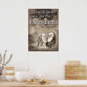 Be Charles Darwin Poster (Keuken)