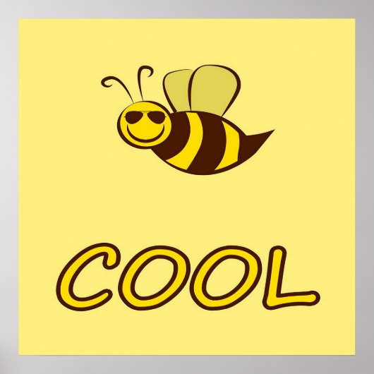 Be Cool, Bee Gifts ,I Love Bee, Beekeeping Gift Poster (Voorkant)