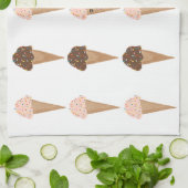 BE COOL Funny Talking Pink Ice Cream Theedoek (Gevouwen)