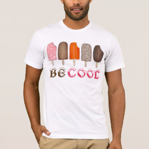 BE COOL Ice Cream Poppen Popsicles T-shirt