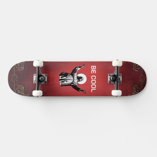 Be Cool Jesus Skateboard. Persoonlijk Skateboard (Horizontaal)