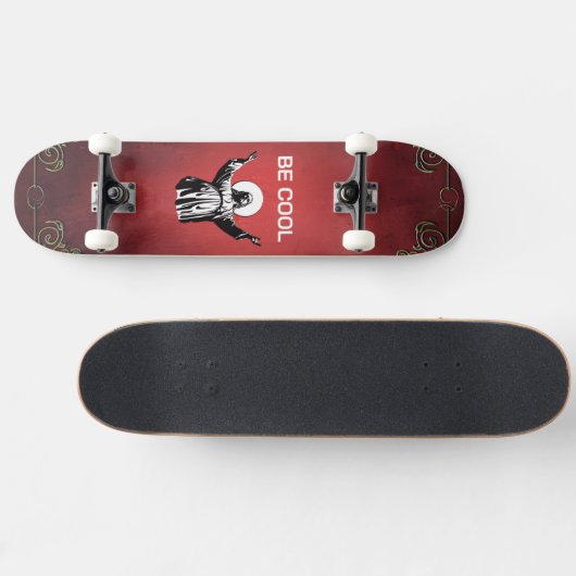 Be Cool Jesus Skateboard. Persoonlijk Skateboard (Horizontaal)