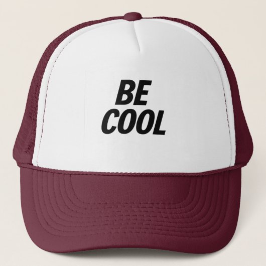 Be Cool Trucker Hat – Casual & Stylish Pet (Voorkant)