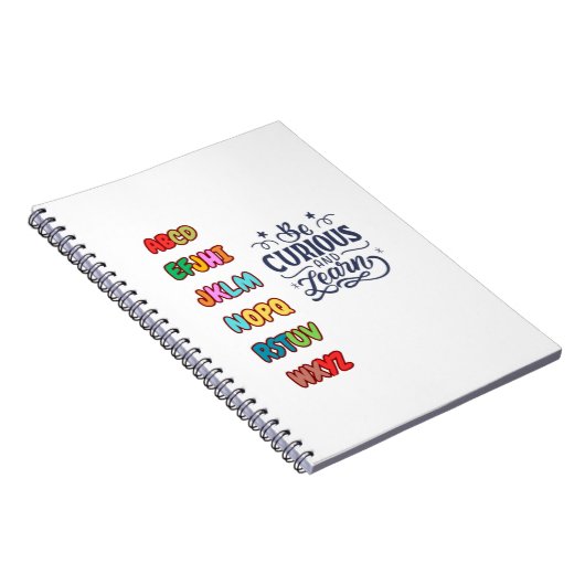 BE CURIOUS AND LEARN NOTITIEBOEK (Rechterzijde)