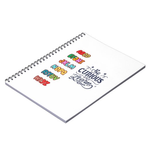 BE CURIOUS AND LEARN NOTITIEBOEK (Linkerzijde)
