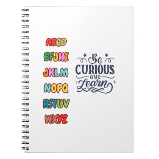 BE CURIOUS AND LEARN NOTITIEBOEK