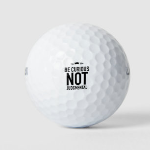 Be curious black golfballen