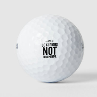 Be curious black golfballen