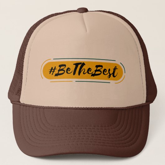 #be de beste trucker pet (Voorkant)