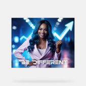 BE DIFFERENT ACRYL BORD (Voorkant)