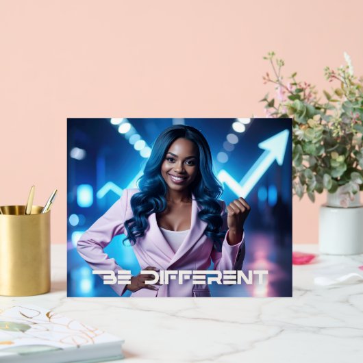 BE DIFFERENT ACRYL BORD (Huwelijk)