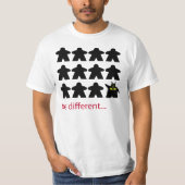 Be different - Batmeeple T-shirt (Voorkant)