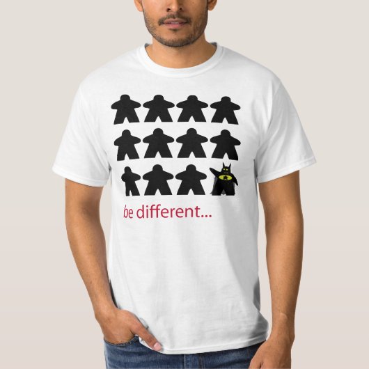 Be different - Batmeeple T-shirt (Voorkant)