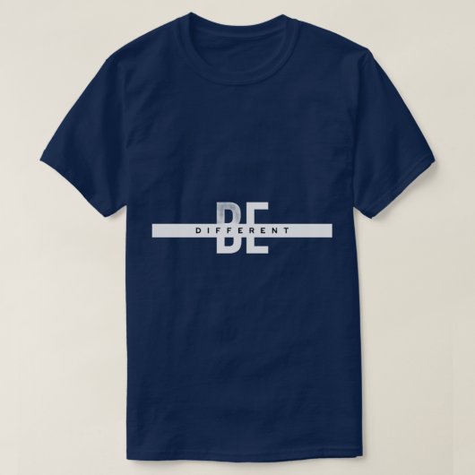 Be different men t-shirt (Design voorkant)