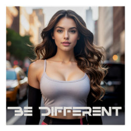 BE DIFFERENT PERFECT POSTER