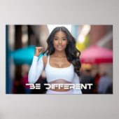 BE DIFFERENT POSTER (Voorkant)