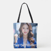 BE DIFFERENT - T-Shirt Tote Bag (Achterkant)