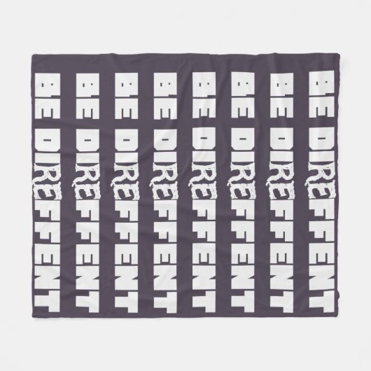 Be Direffent Fleece Deken (Voorkant (Horizontaal))