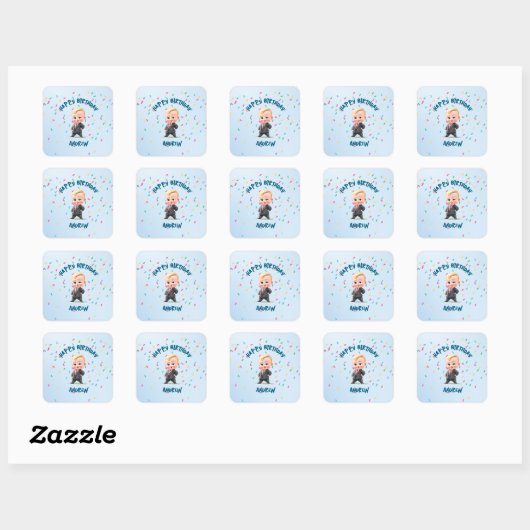 Be-editable Boss Baby Sticker (Vel)