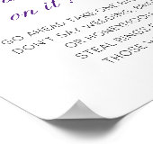 Be-editable Doe een ring aan haar vinger Bruidsfee Poster (Hoek)