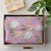 Be-editable Feliz Dia Mama in het Roze Tissuepapier (Geschenk)
