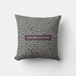 Be-editable kleuren bloemen kussen